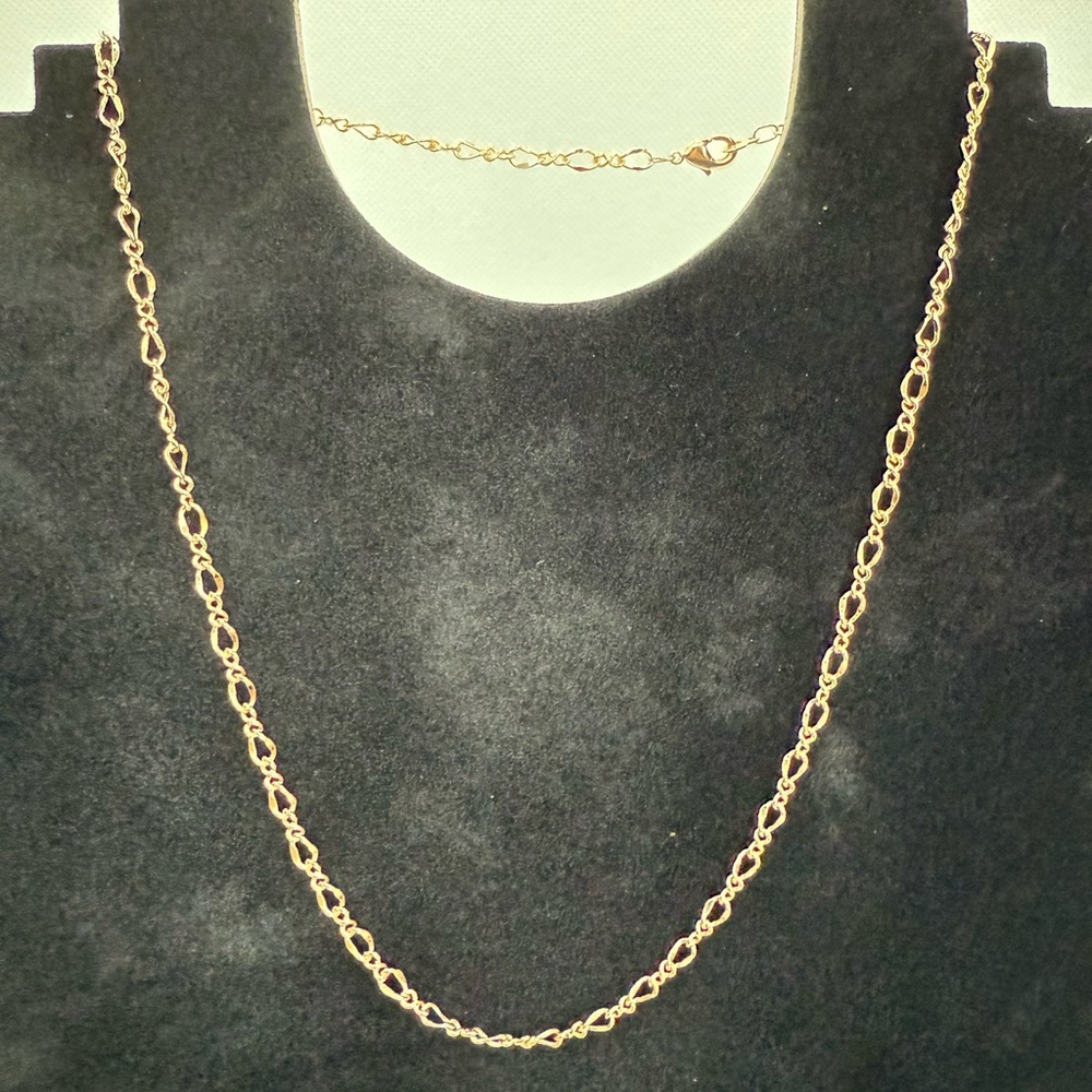 Pretty Bird 18K Yellow Gold Plated Everyday Tiffany Chain - 17.5”